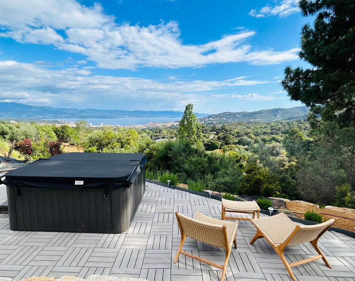 Casa Lc Chambre2 Vue Mer Jacuzzi Ajaccio  Eksteriør billede